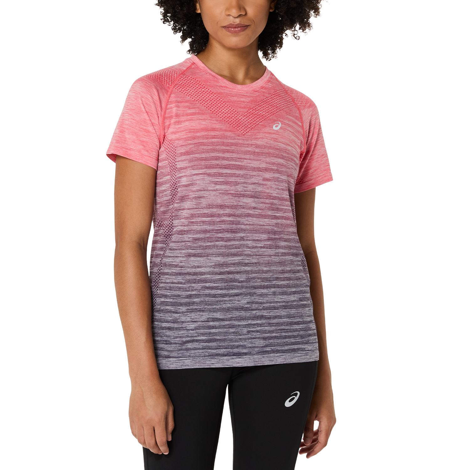 ASICS Seamless Camiseta Coral Reef/Greyish Purple