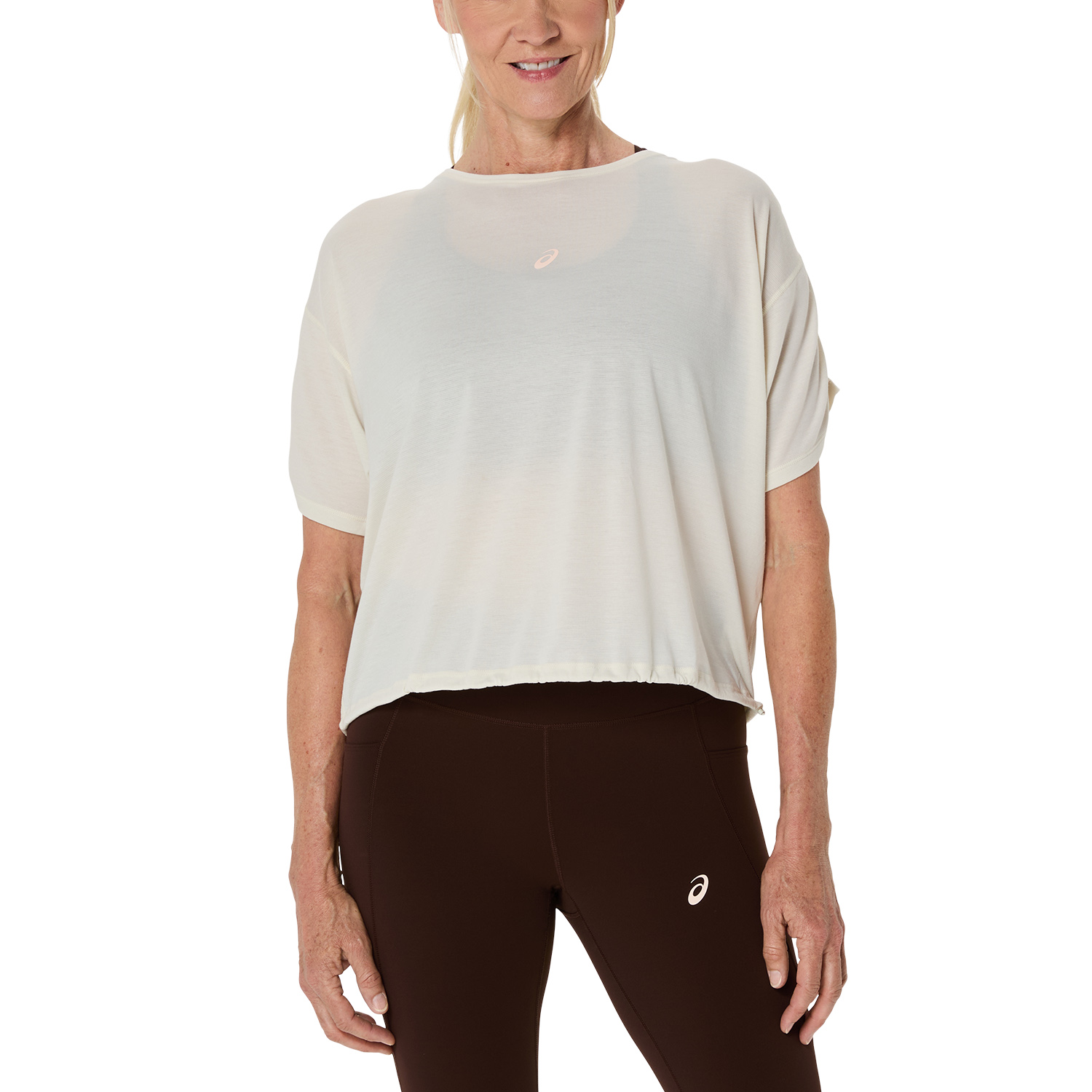 ASICS Nagino Logo Camiseta Birch Heather