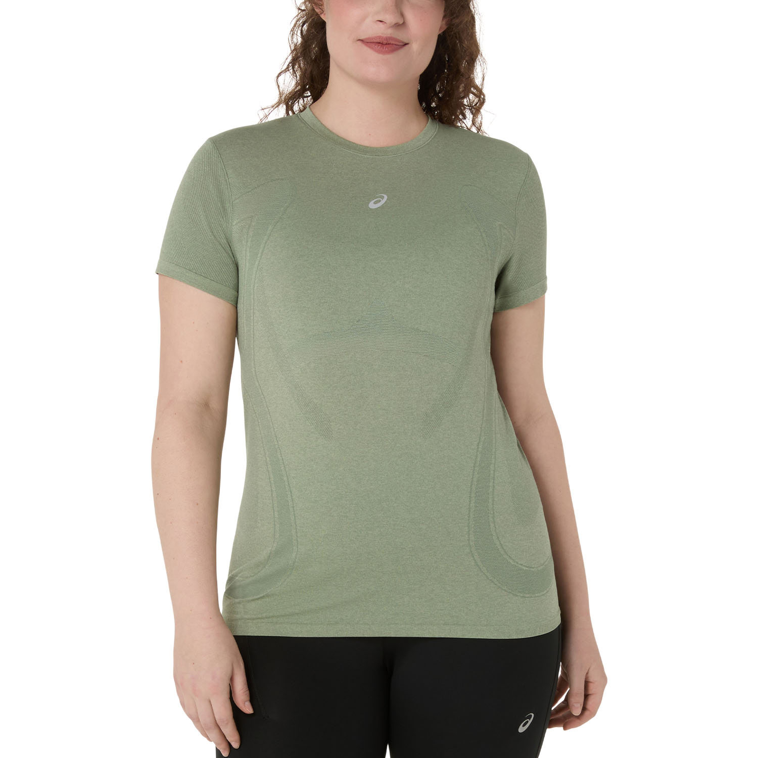 ASICS Road Pro Camiseta Monument Blue/Whisper Green