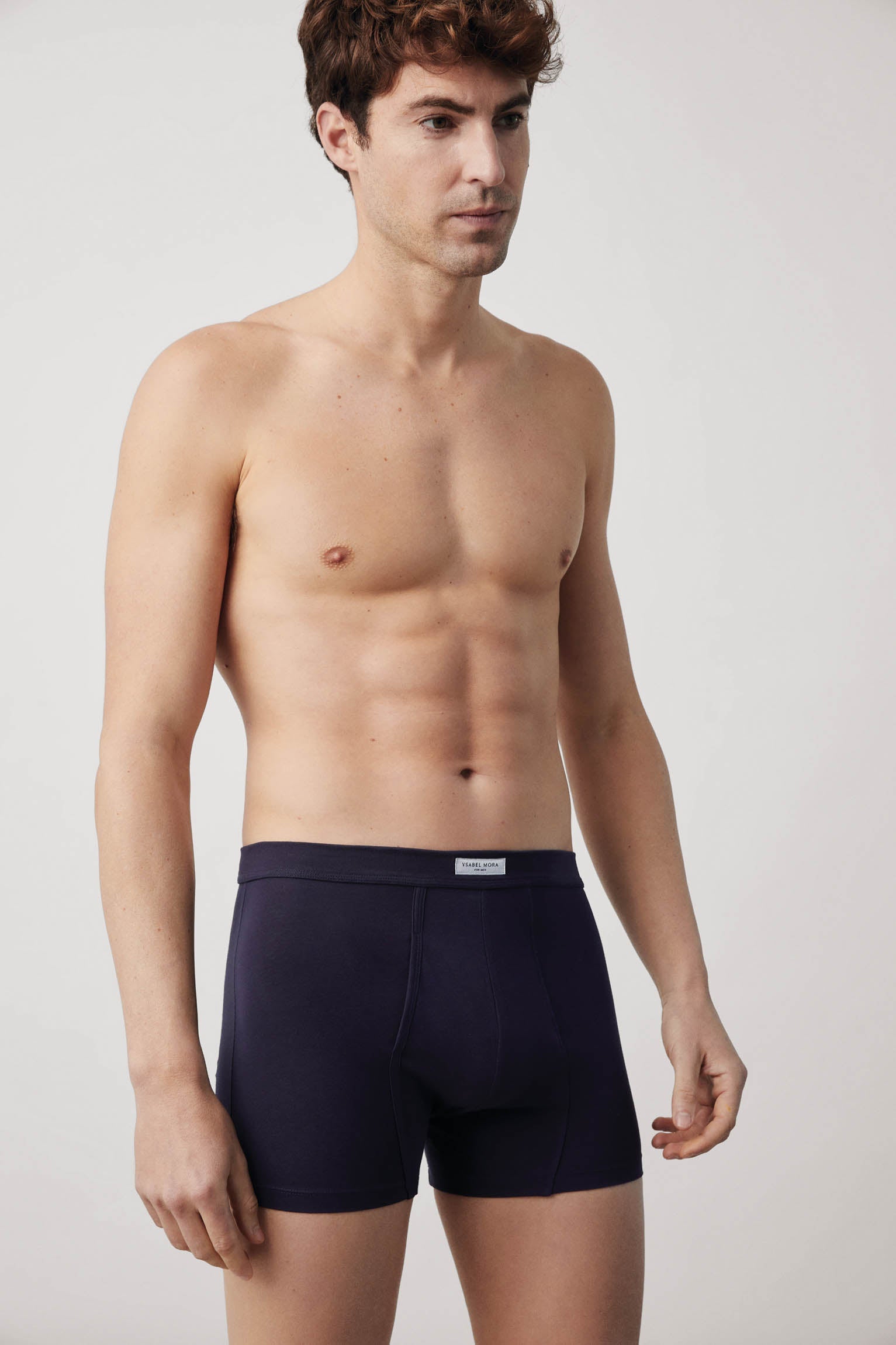 Bóxer con abertura marino