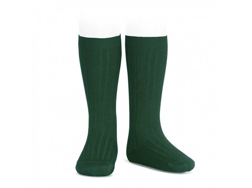 Calcetín alto color verde de canale Cóndor