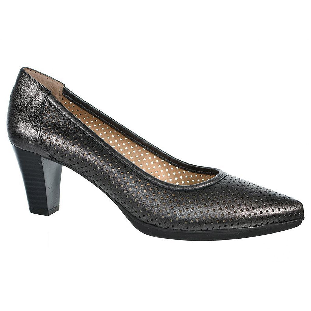 2074 Desireé Zapato Piel Mujer Plataforma y Tacón Ancho