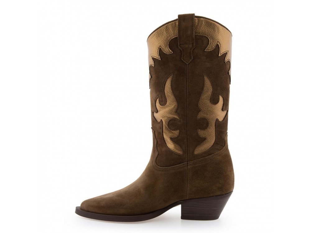 Bota cowboy ante castaño 2088 de Alpe