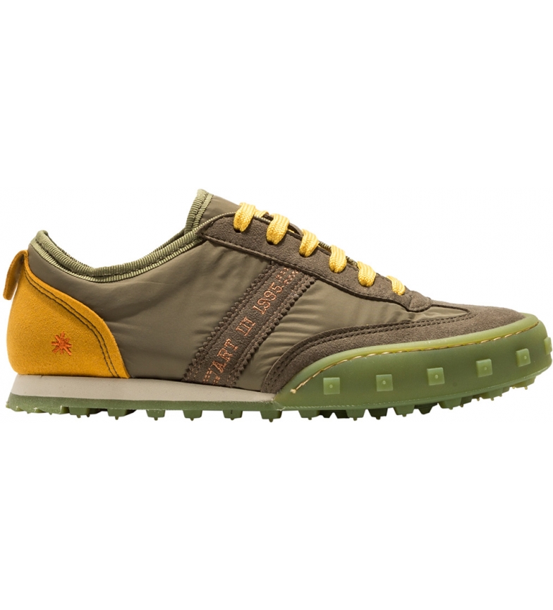 Art Zapatillas de piel 1109 Cross Sky verde