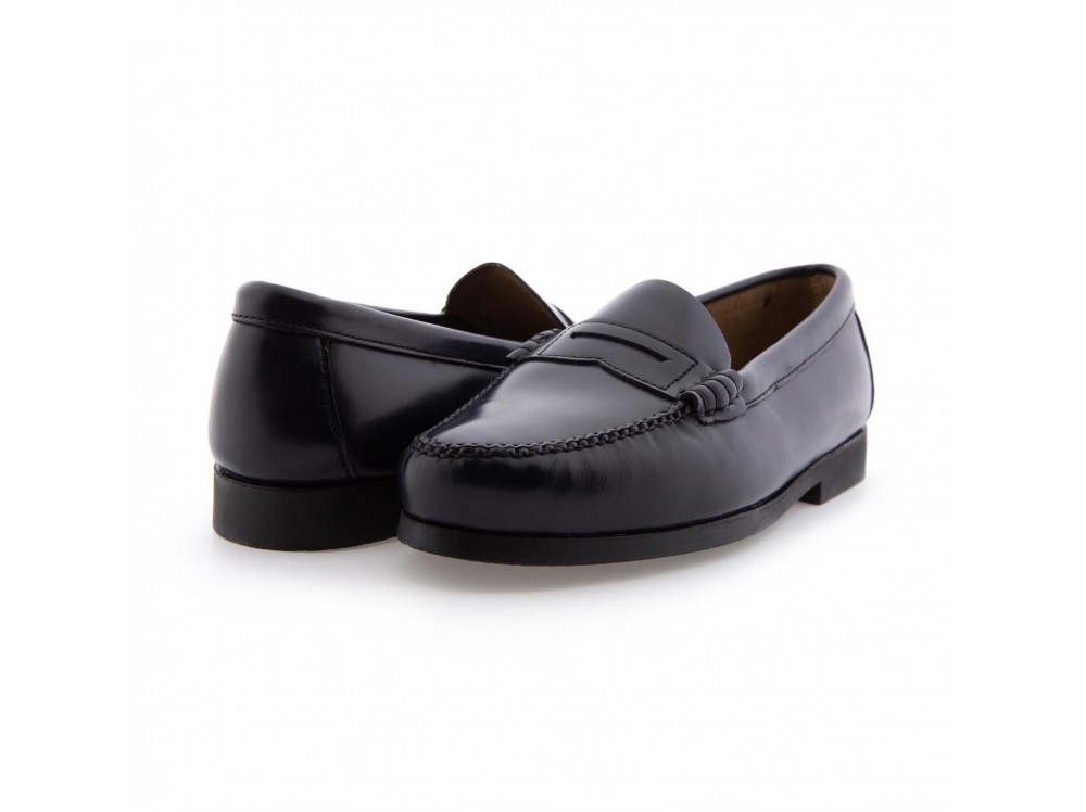 Mocasín piel azul Castellano 1920