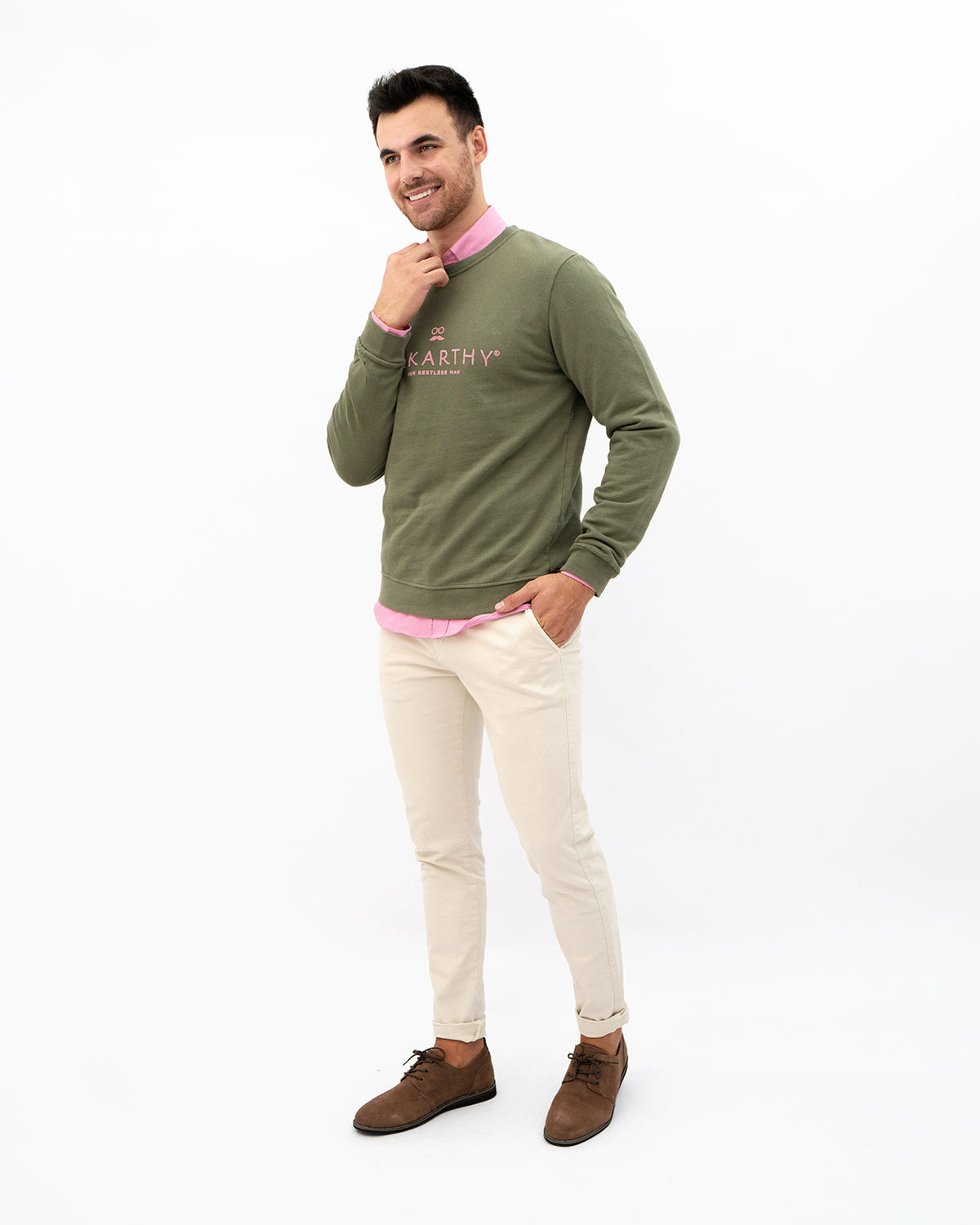 Sudadera Restless Oliva