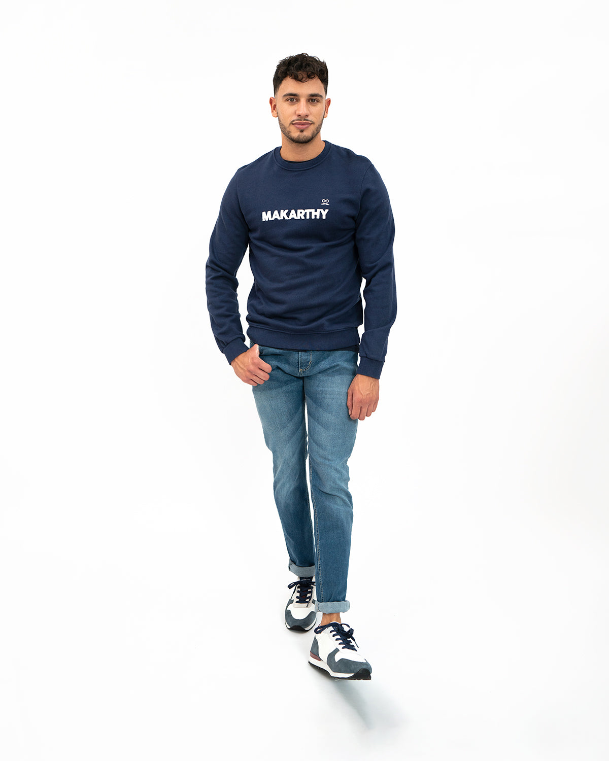 Sudadera Overlock Marino