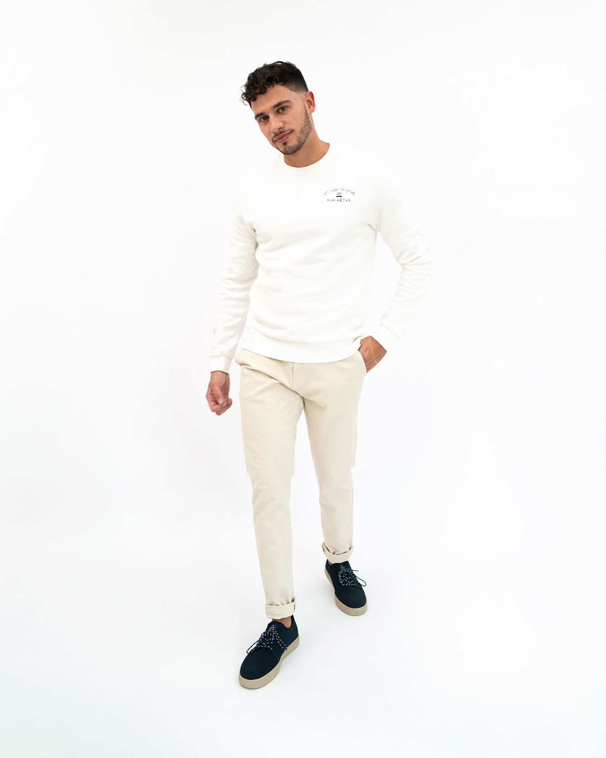 Sudadera Wild Blanco