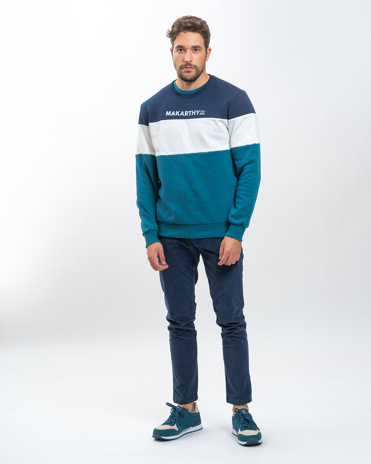 Sudadera Block Logo Salvia Salvia