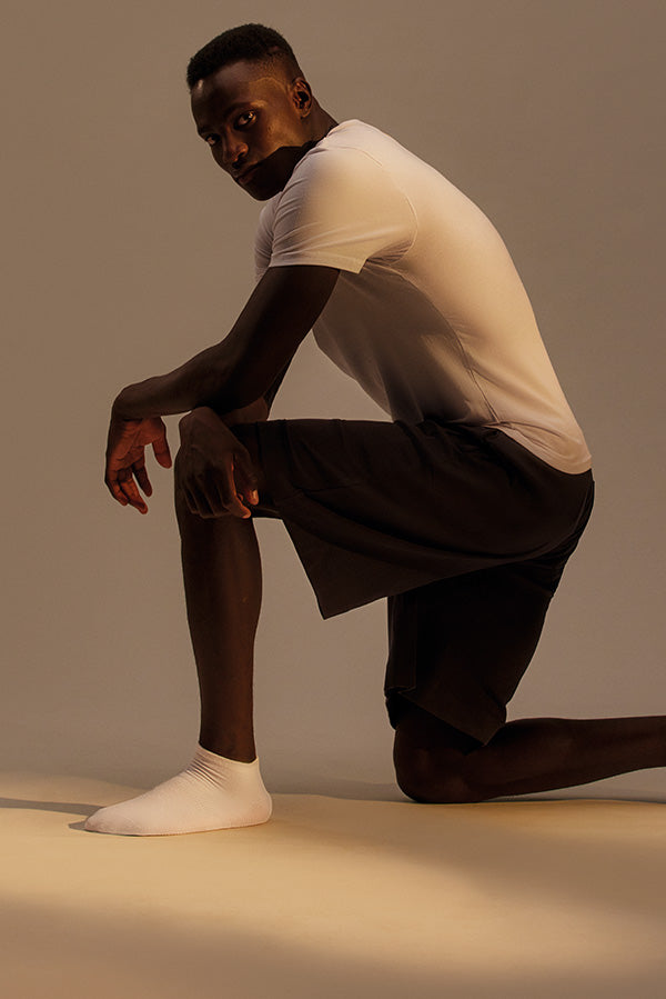 Pack 3 calcetines deportivos tobilleros blanco