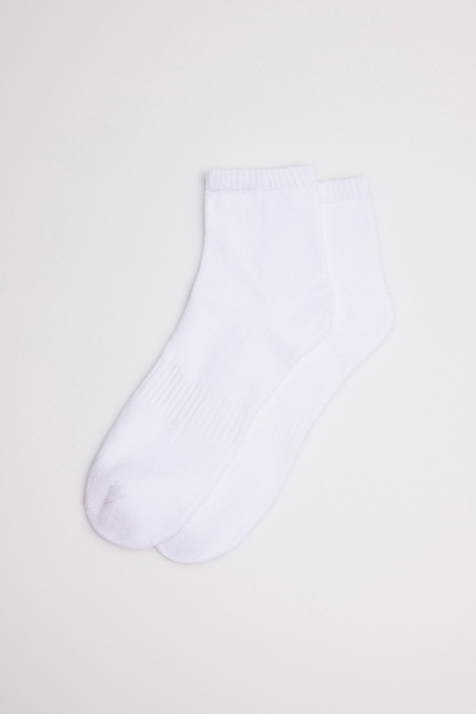 Pack 3 calcetines deportivos de rizo blanco