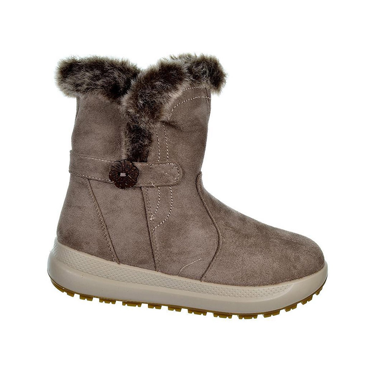 22420 Amarpies Botín Acolchado Pelo Sintético Cremallera Mujer