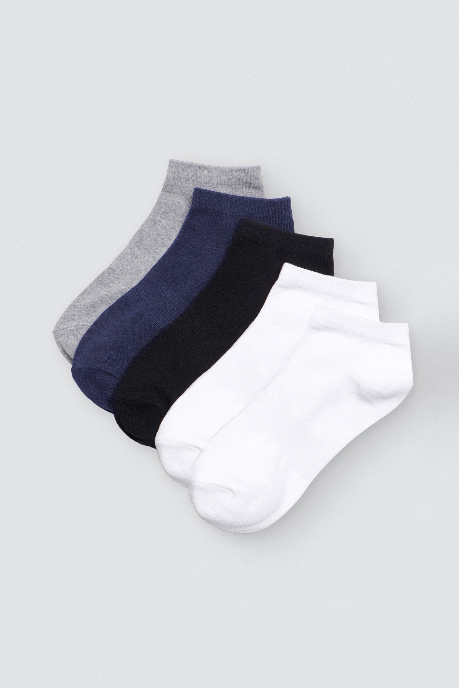 Pack 5 calcetines básicos cortos
