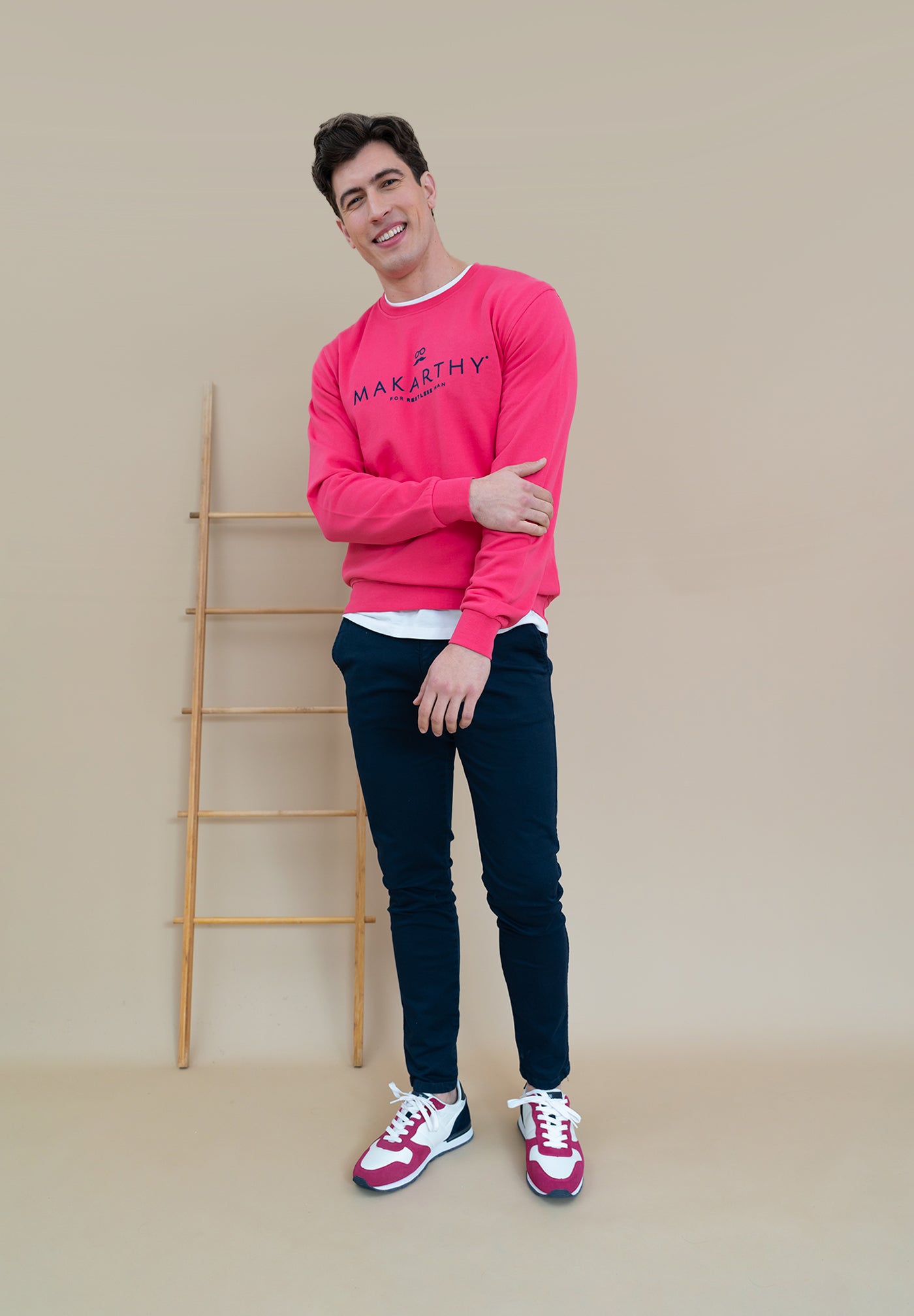 Sudadera Restless Rojizo