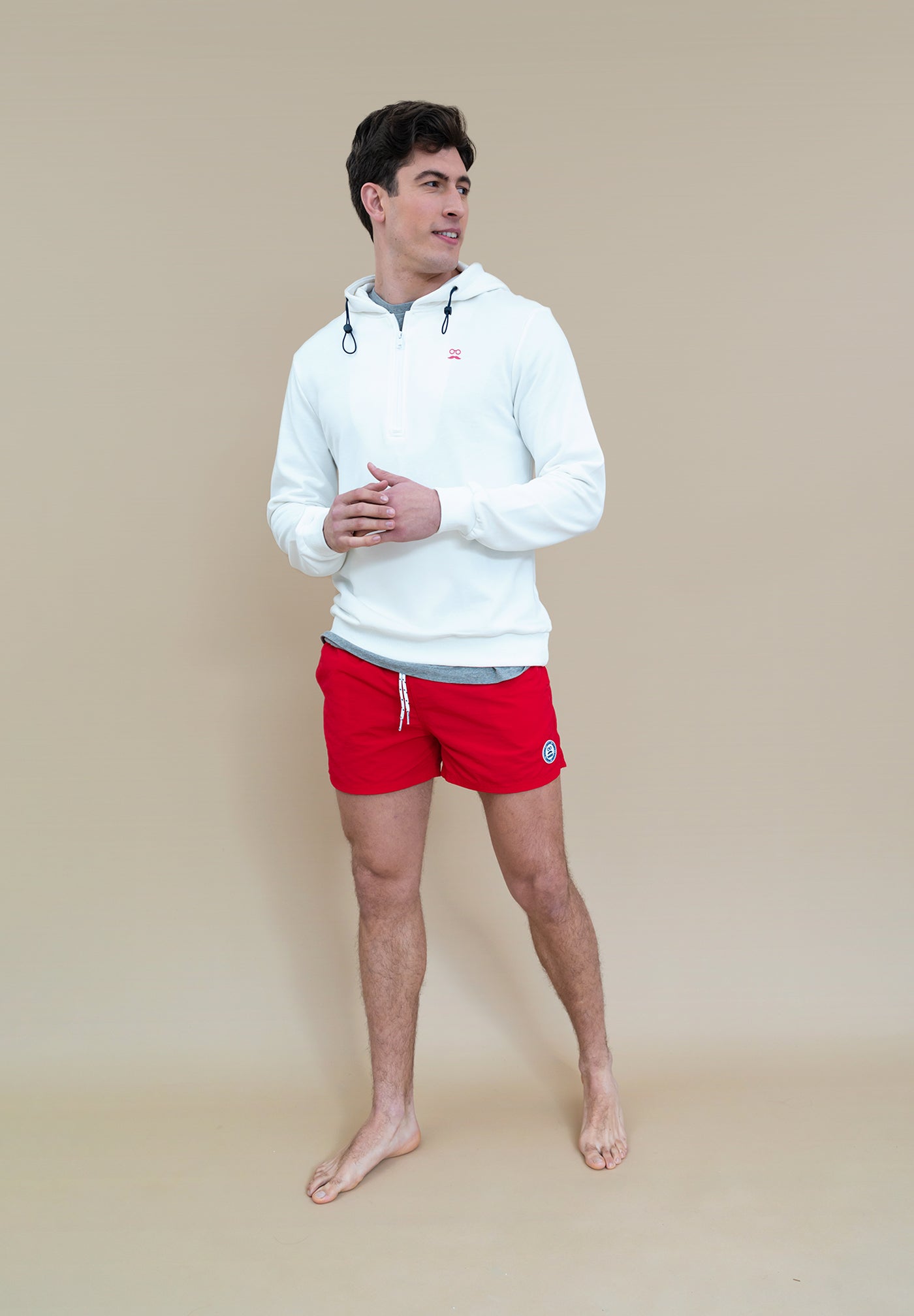 Sudadera Hoodie Pocket Blanco