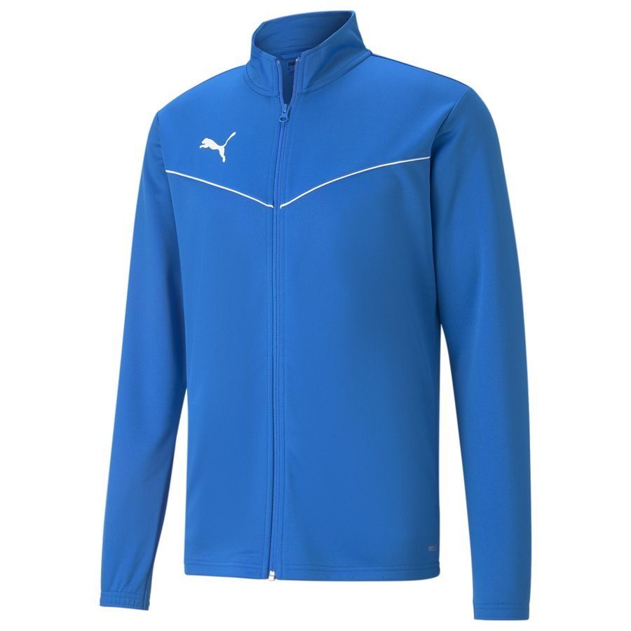 Chaqueta de poliéster TeamRise Training, azul eléctrico, limonada