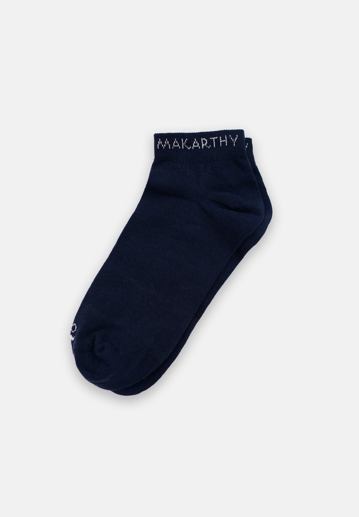Calcetín Corto Logo Marino