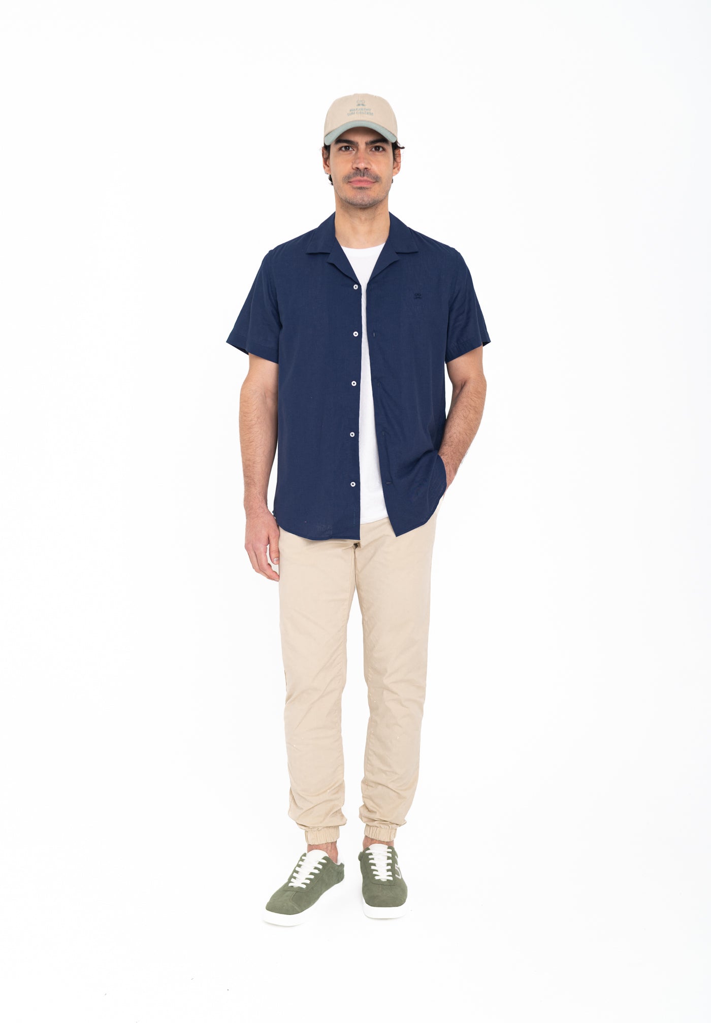 Gorra Desgastada Verde Velvet