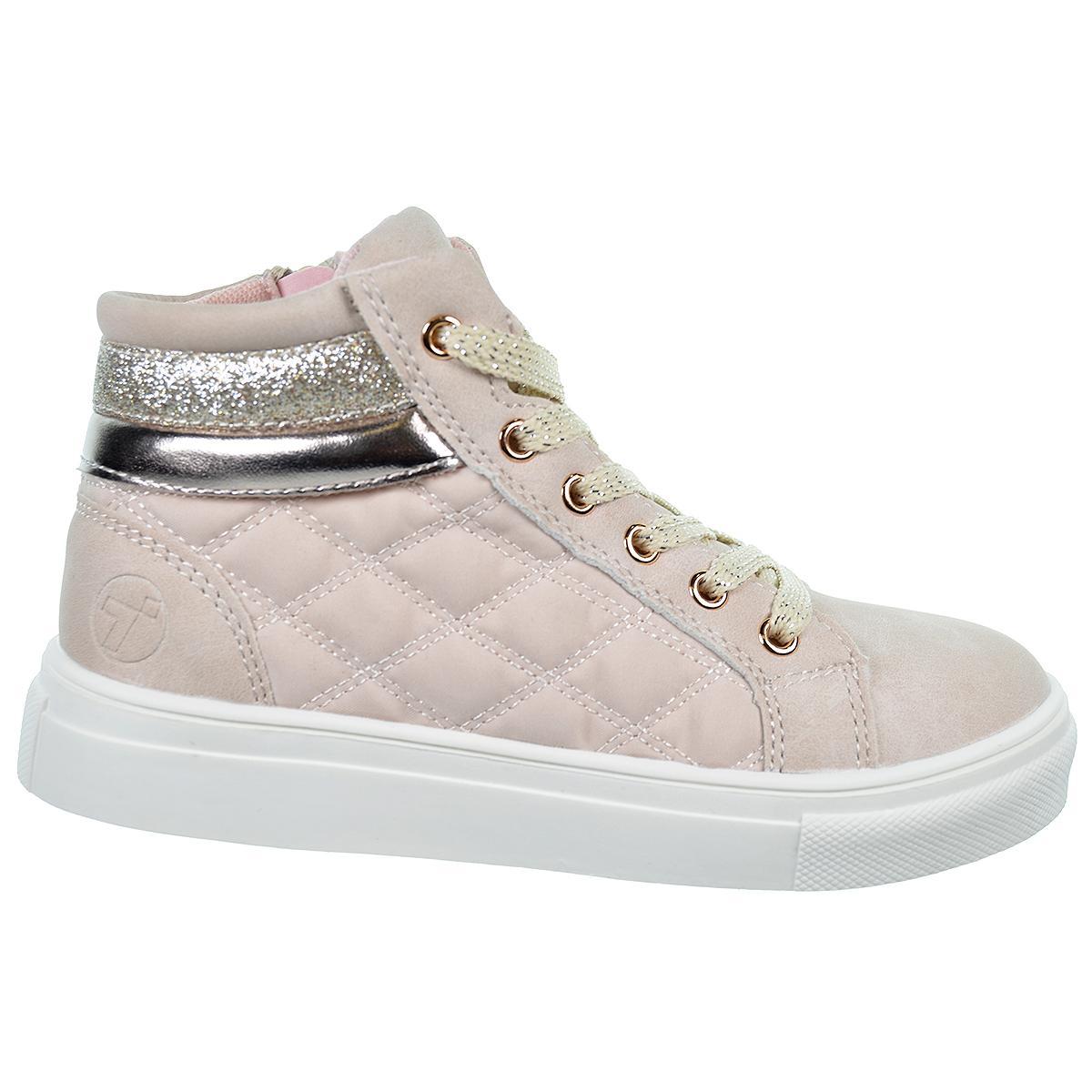 2416 Crecendo Botín Sintético Cordones Cremallera Niña