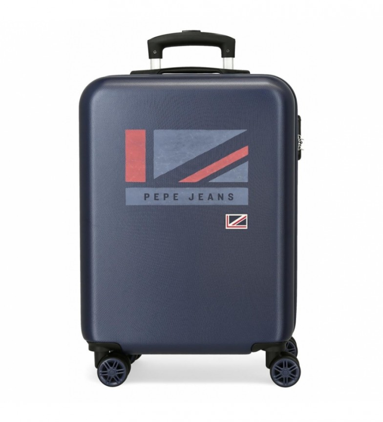 Pepe Jeans Maleta de Cabina Aidan rígida 55cm azul marino