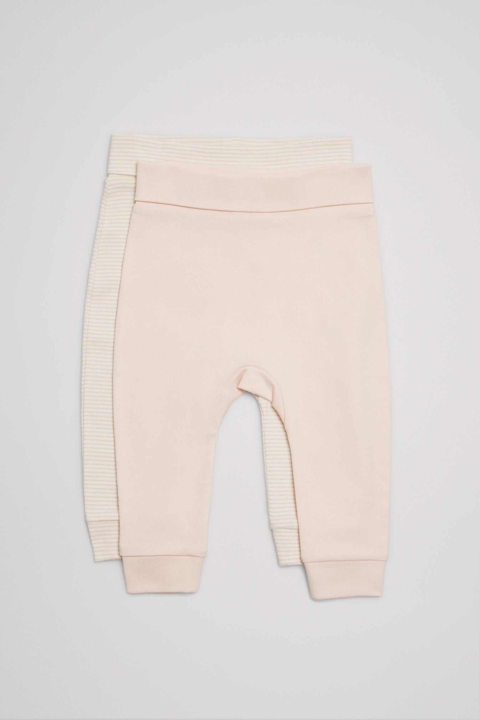 Pack 2 pantalones bebé pastel