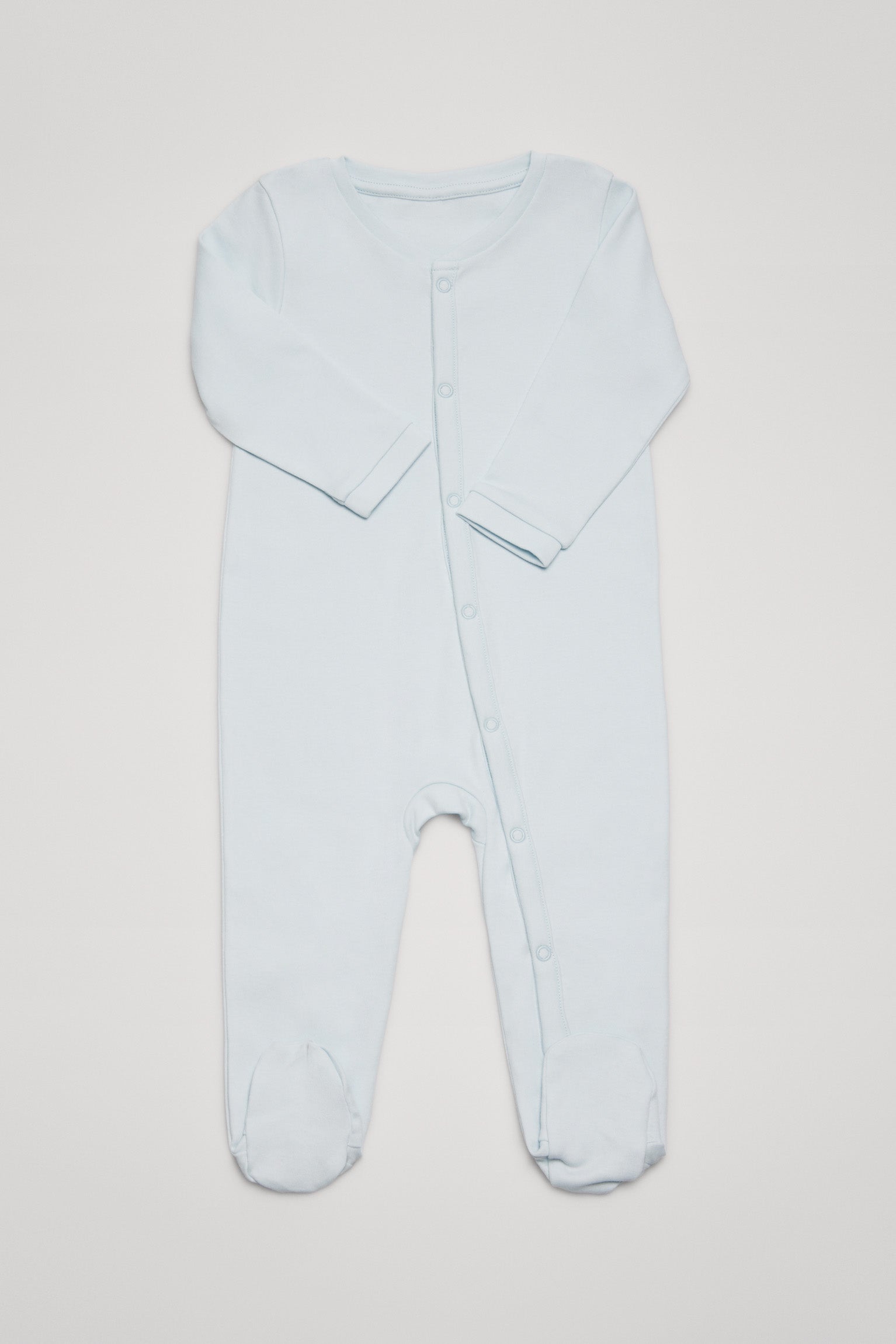 Pelele bebé manga larga azul