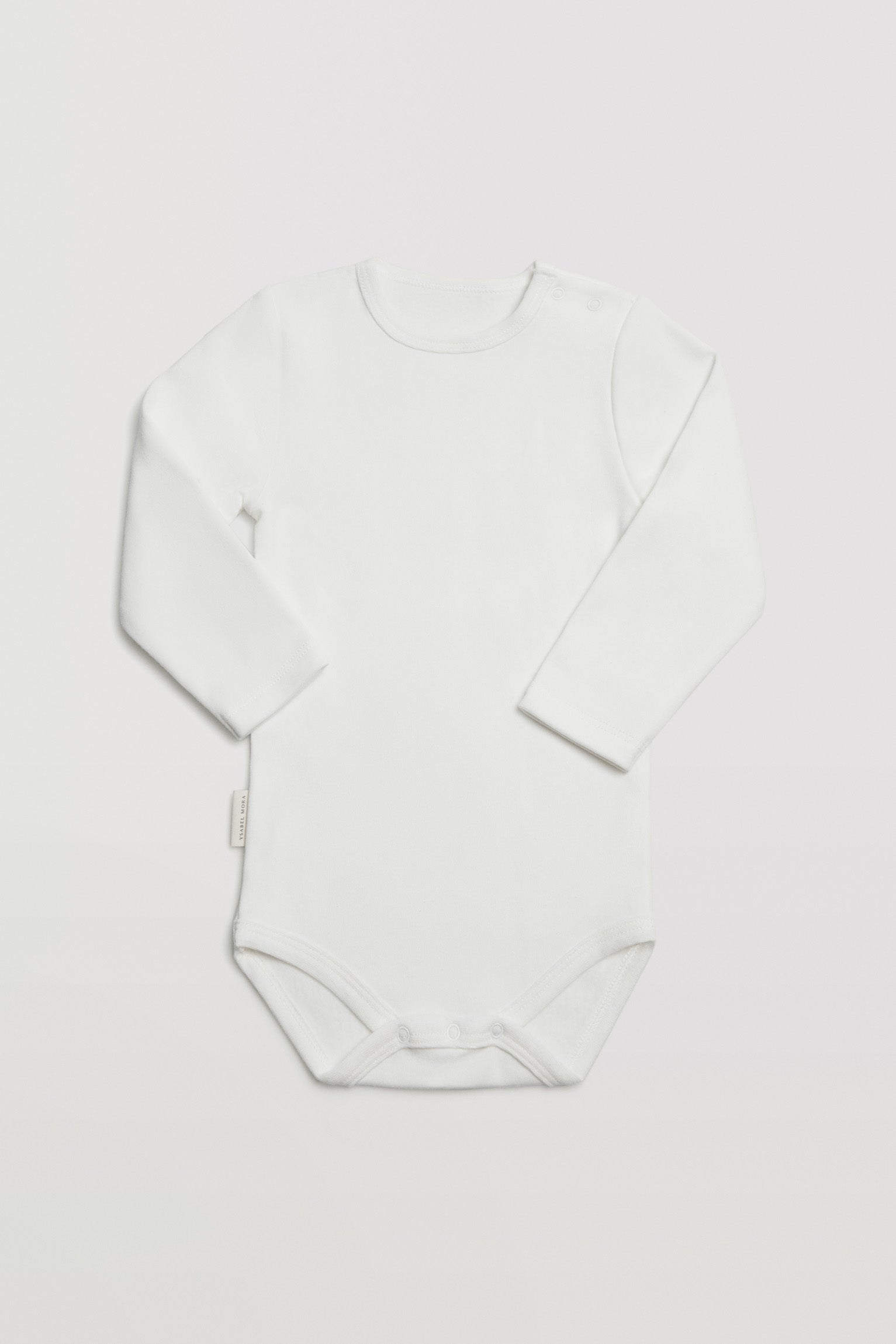 Body bebé básico manga larga blanco