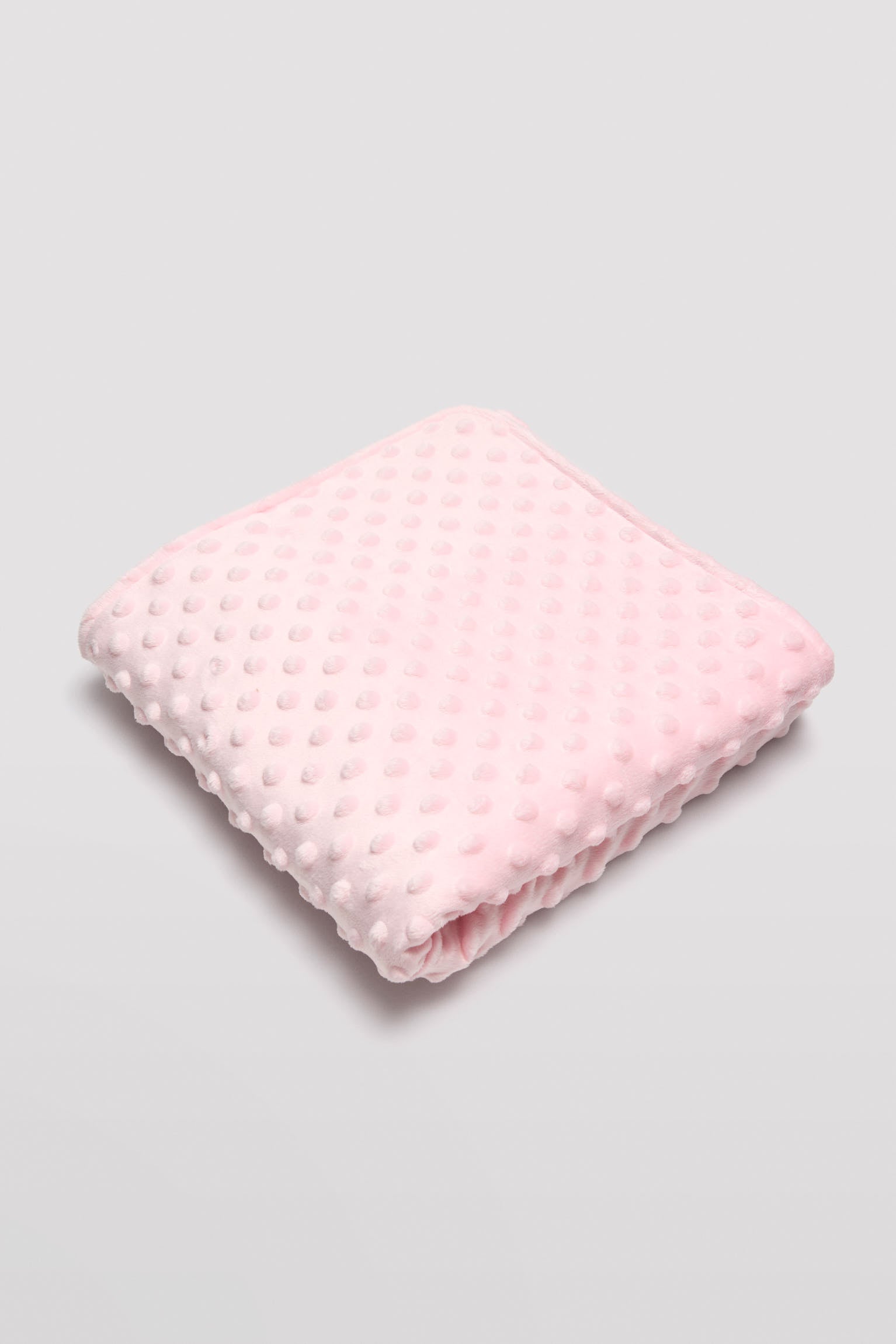 Manta de bebé topitos rosa
