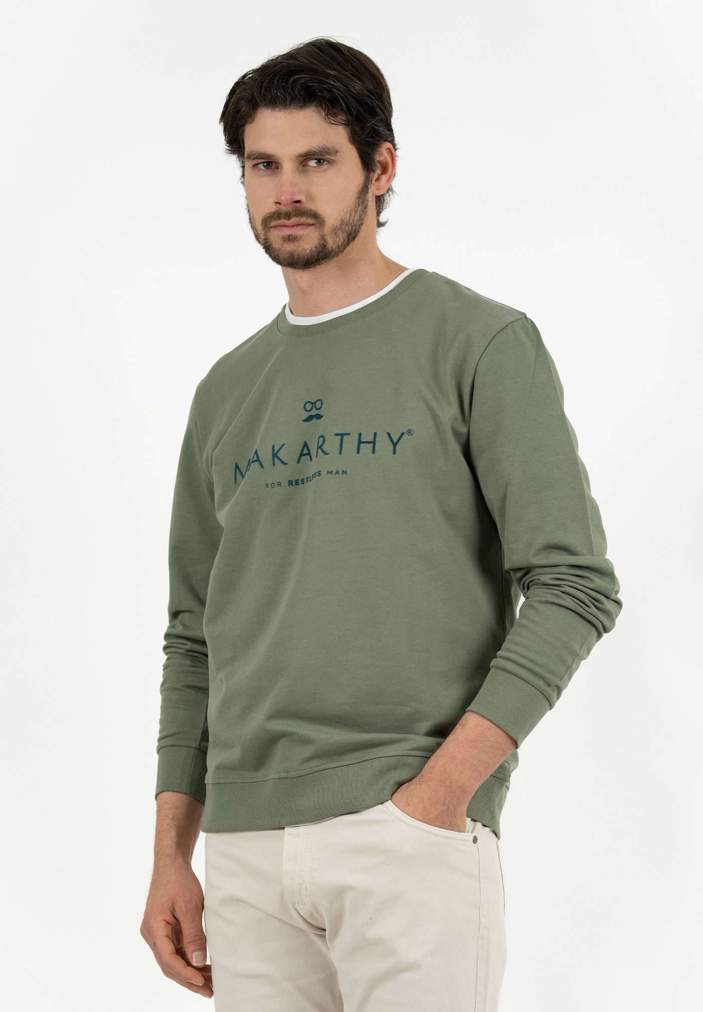 Sudadera Restless Oliva