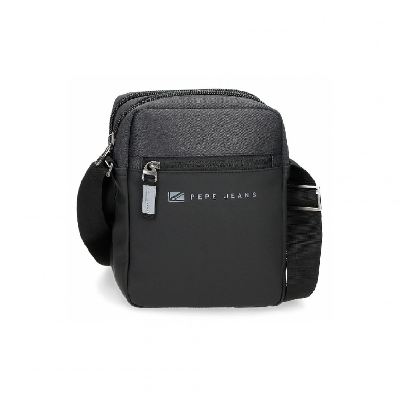 Pepe Jeans Bandolera Jarvis negro -17x22x7cm-