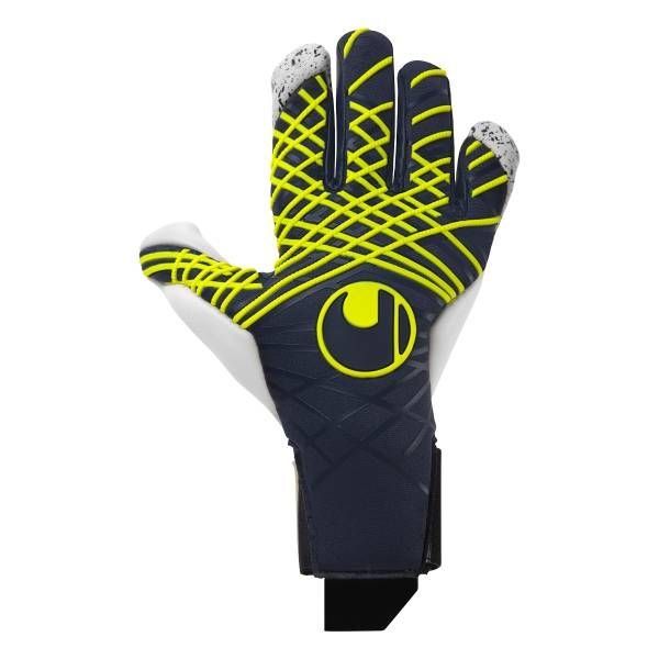Uhlsport Guantes de portero Prediction Flex HN - Marina/Blanco/Amarillo fluo