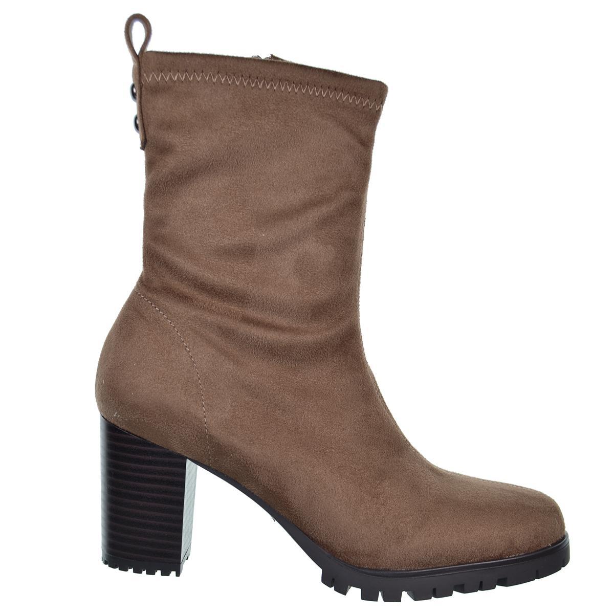 25243 D´Angela Botín Antelina Cremallera Tacón 7 cm Mujer