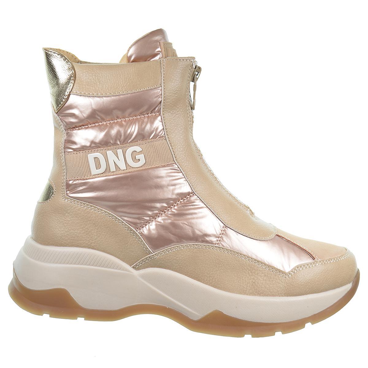 25250 DNG Botín Sintético Textil Acolchado Cremallera Mujer
