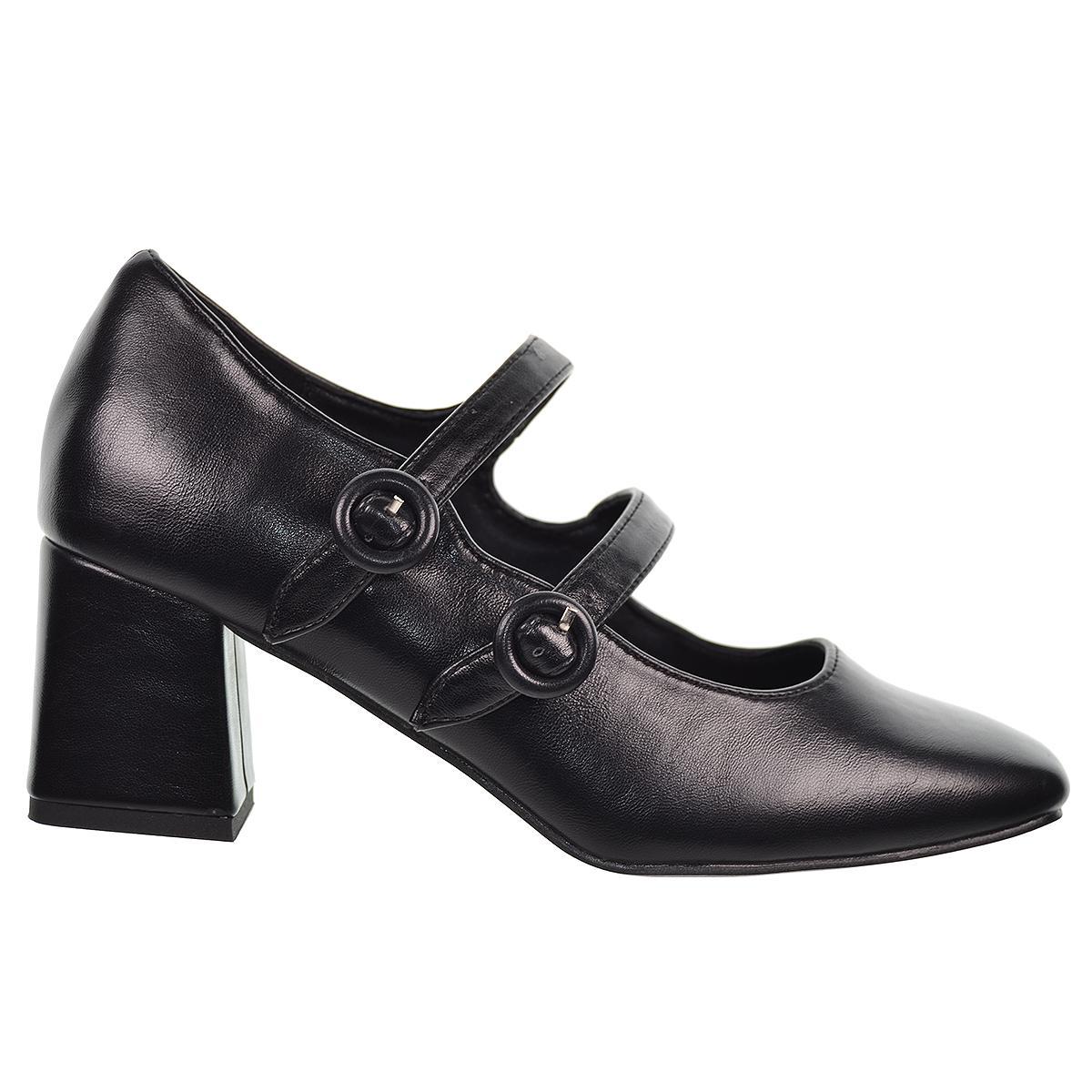 25292 D´Angela Zapato Sintético Acolchado Tacón Ancho Mujer