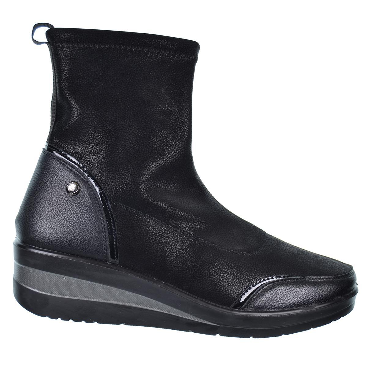 25338 Amarpies Botín Cremallera Confort Cuña Mujer