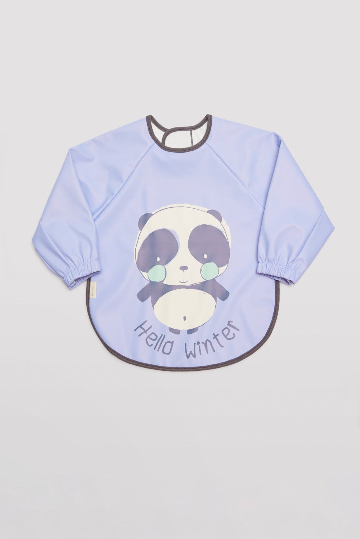 Babero bebé impermeable manga larga panda