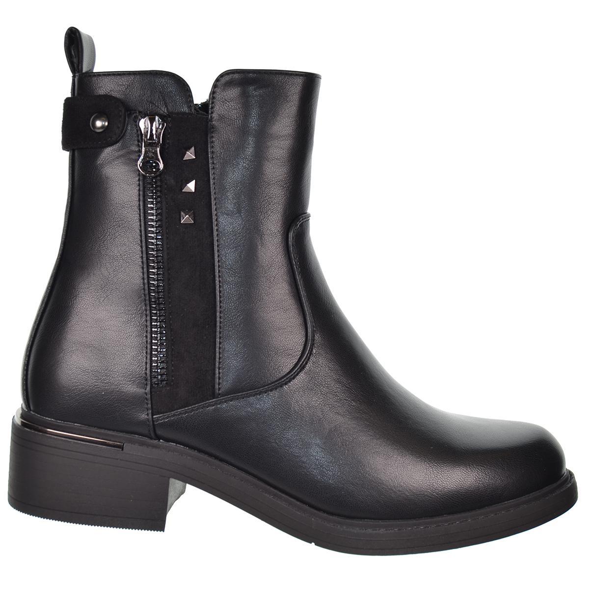 25572 Amarpies Botín Sintético Acolchado Cremallera y Tacón