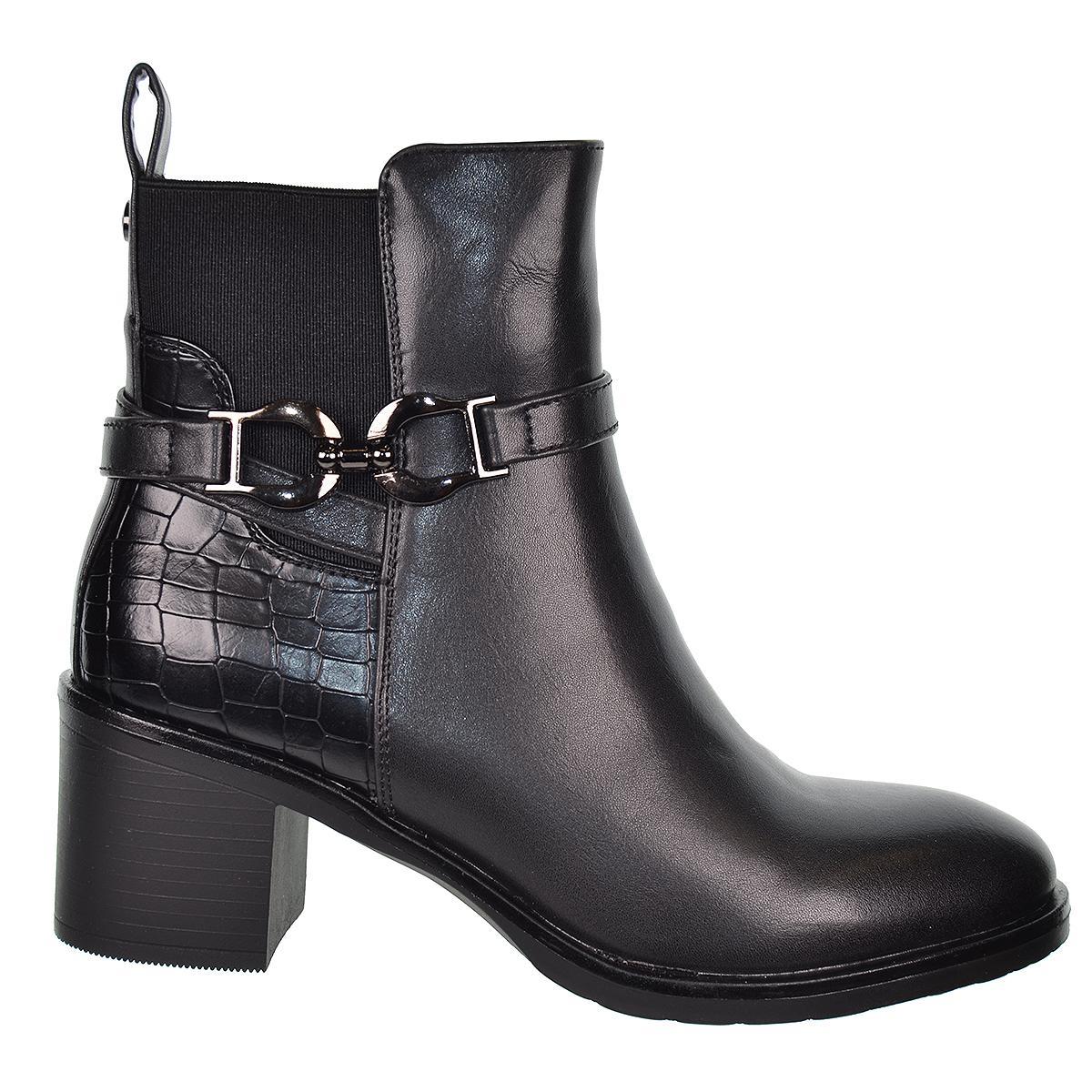 25622 Amarpies Botín Sintético Acolchado Tacón Ancho Mujer