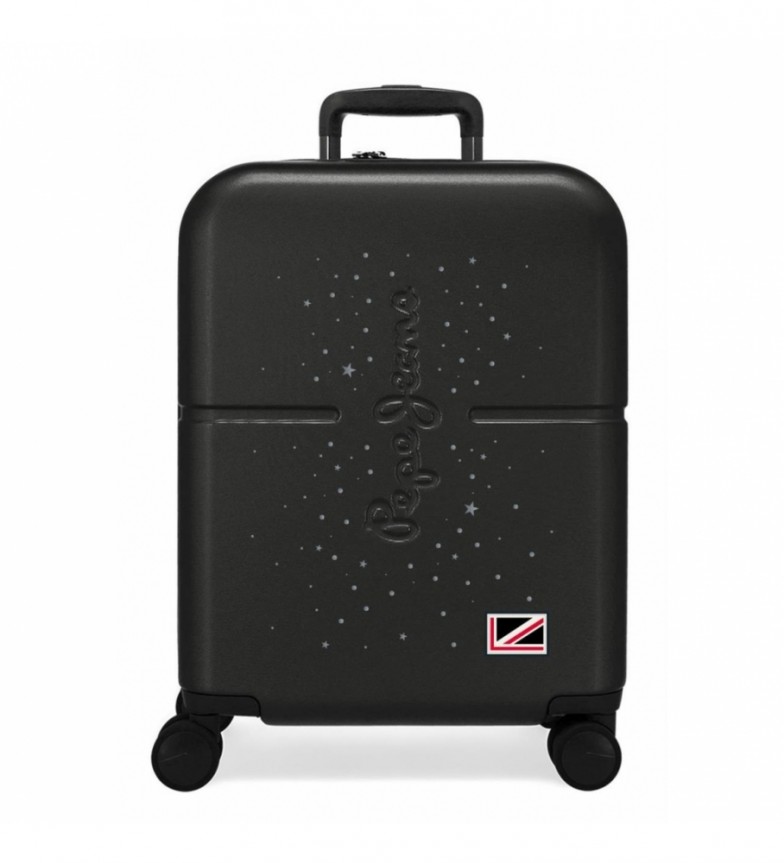 Pepe Jeans Maleta de cabina Jane Negra -40x55x20cm-