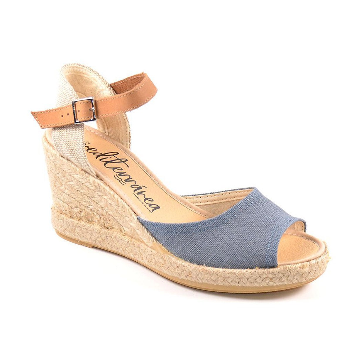 267 Mediterránea Zapatilla Alpargata Antideslizante Textil Mujer