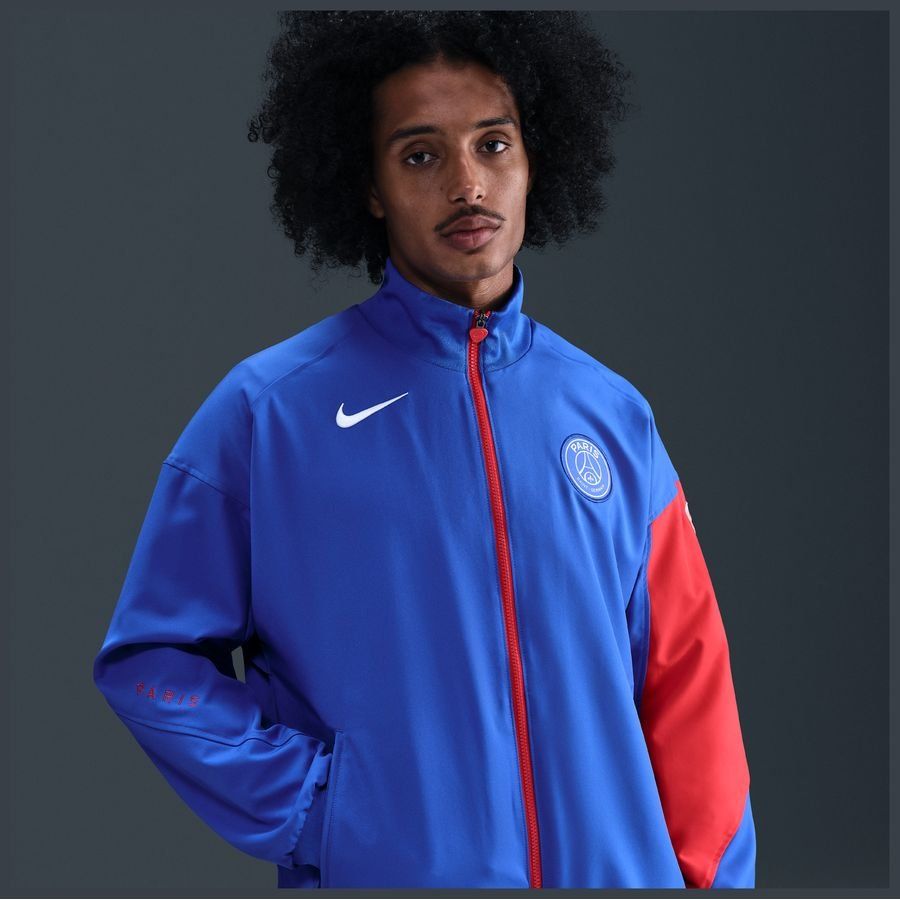 Paris Saint Germain Chaqueta de entrenamiento Dri-FIT Strike Anthem 3ª - Hiperreal/Global Red/Blanco
