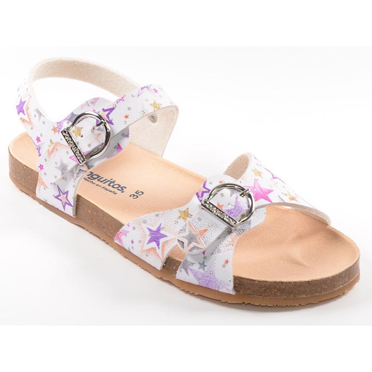 28550 CONGUITOS SANDALIA de Niña BIO con suela antideslizante