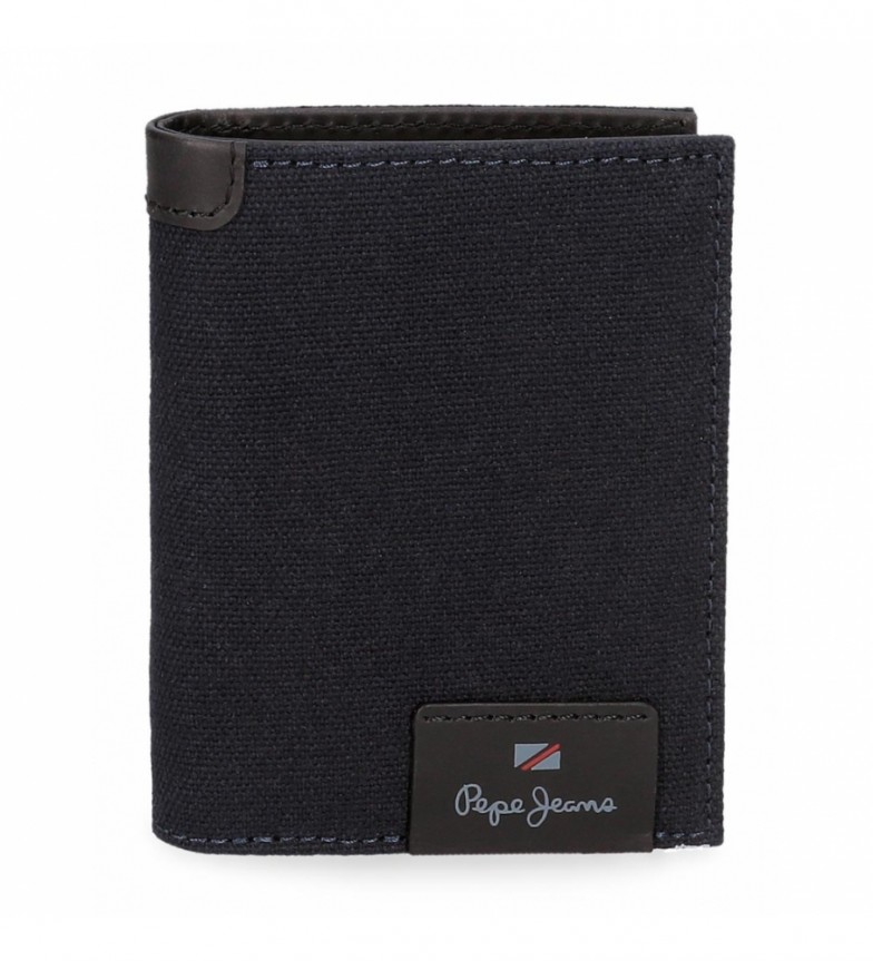 Pepe Jeans Cartera de piel Hilltop vertical Marino