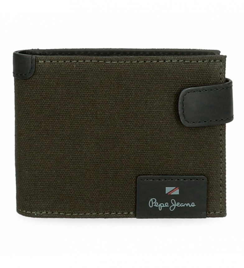 Pepe Jeans Cartera Pjl Hilltop Verde Oscuro con cierre de clic