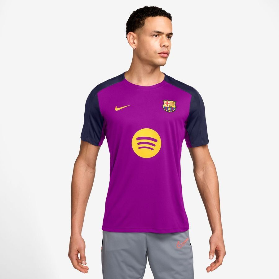 Barcelona Camiseta de entrenamiento Dri-FIT Strike - Púrpura vívido/Midwest Gold