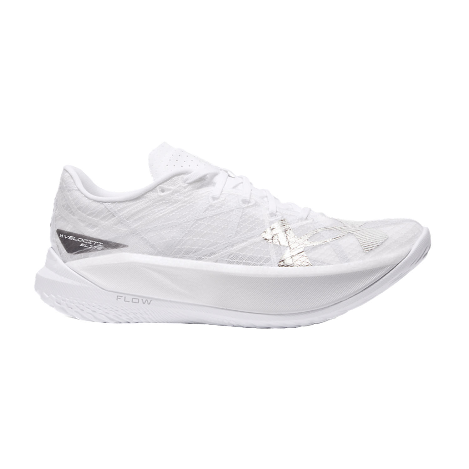 Under Armour Flow Velociti Elite 2 Zapatillas Running Performance Unisex White/Halo Gray/Metallic Gun Metal