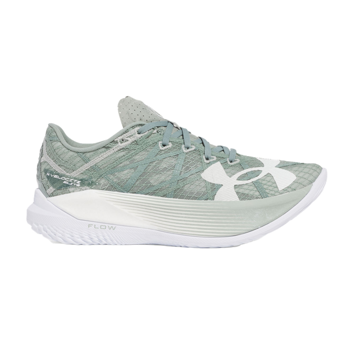 Under Armour Flow Velociti Elite 2 Zapatillas Running Performance Unisex Silica Green/Hydro Green/White