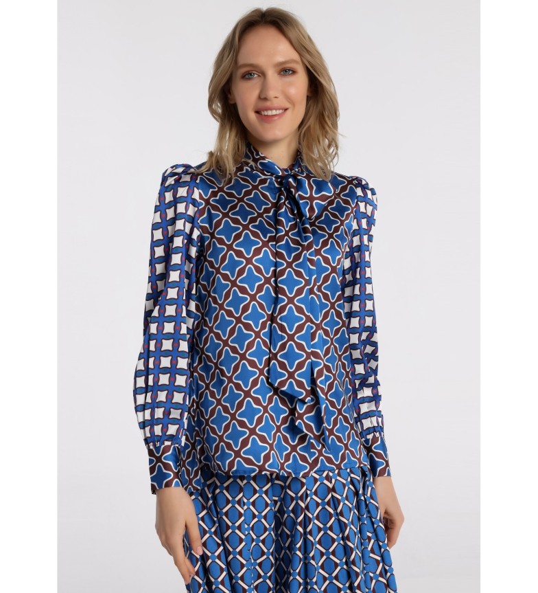 Victorio & Lucchino, V&L Camisa manga larga 131582 Azul