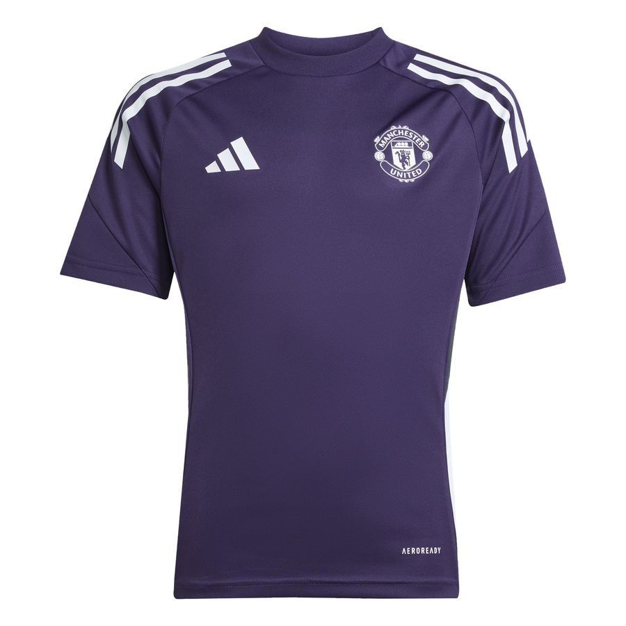 Manchester United Camiseta de entrenamiento Tiro 25 - Púrpura/Blanco/Negro Niños