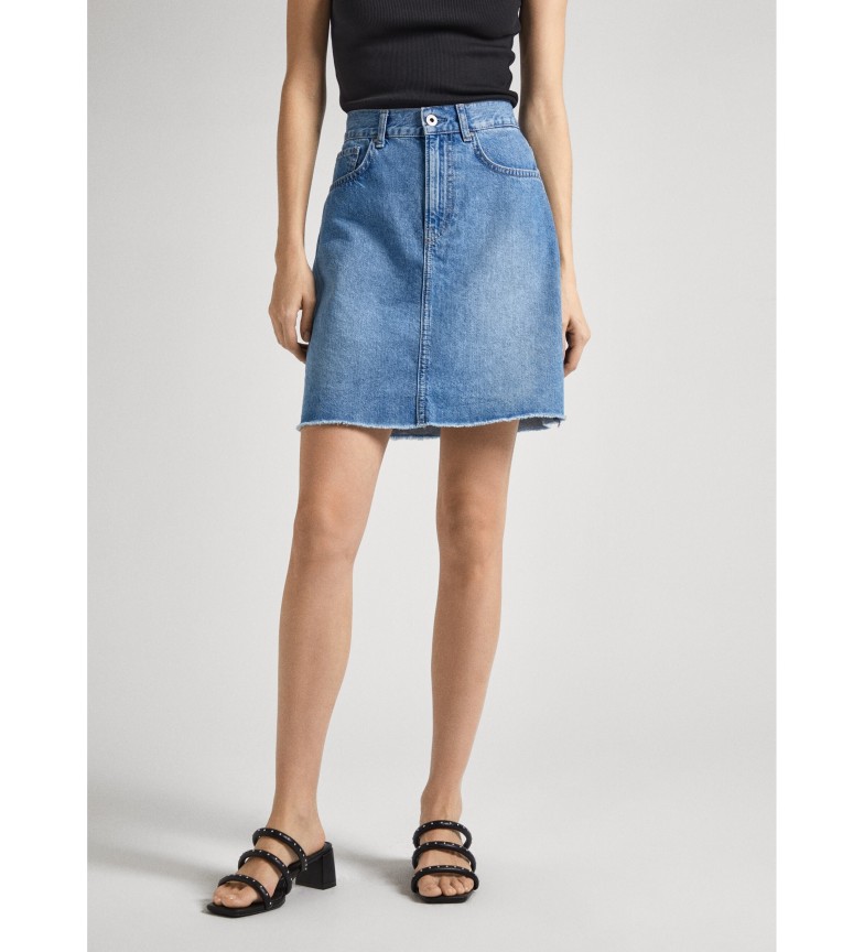 Pepe Jeans Falda Mini Hw azul